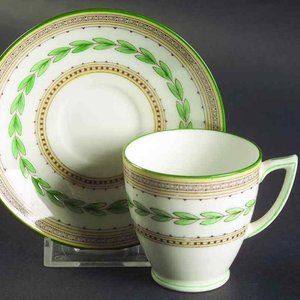 Minton Footed Demitasse Cup & Saucer Set